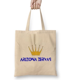 Arizona- Vintage Retro Style Art Bez Çanta Uzun Saplı