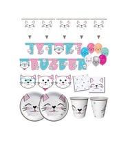 Mıss Catt Kedi Temalı Doğum Günü Seti 8 Kişilik M04
