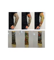 Giyilebilir Dövme 3 Çift 6 Adet Kol Çorap Dövmesi Sleeve tattoo Set1