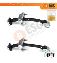 Citroen C4 MK1 2004-2011 Picasso 9181H7 İçin 2 Adet Arka Sağ ve Sol Kapı Gergi Yayı