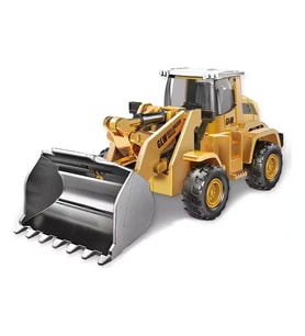Diecast Oyuncak Kepçe Metal İnşaat Araçları Hareketli Oyuncak Model Kepçe Kutulu Buldozer