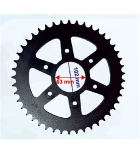BAJAJ DOMİNAR 400 ARKA DİŞLİ 520-45T İÇ 63 mm 6 DELİKLİ