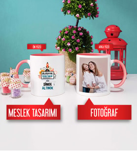 Bilgisayar Öğretmenine Hediye Bilgisayar Öğretmeni Kupa Bardak Pembe Fotoğraflı