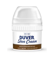Duver Kendiliğinden Parlaklık Sağlayan Açık Kahverengi 60 Ml Krem Ayakkabı Boyası