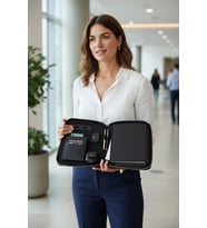 Premium Çok Fonksiyonlu Organizer - Protofolio Sekreterlik Çanta 25X32 cm