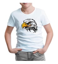 Hayvan - Vahşi Kartal Beyaz Çocuk Tshirt