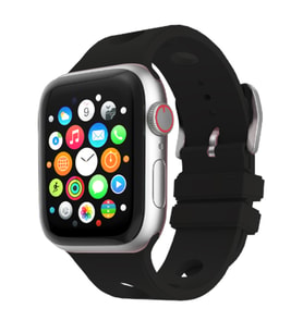 Apple Watch 7 45mm Uyumlu Delikli Tasarım Zore KRD-147 Silikon Kordon