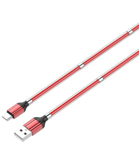 LDNIO Manyetik Veri Kablosu Type-c-LS491 (Kırmızı)