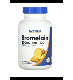 Nutricost, Bromelain, 500 mg, 120 Capsules.USA 3834 (Renksiz)