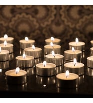 VIP KALİTE 100 ADET BEYAZ TEA LİGHT MUM BEYAZ MUM YILBAŞI MUMLARI 100 PCS VIP WHİTE TEA LİGHT CANDLE