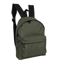 Bagacar 126XS Haki Küçük Günlük ve Okul Sırt Çantası 
