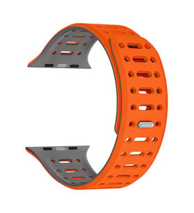Apple Watch 10 42mm Uyumlu Zore KRD-124 Silikon Kordon Strap Kayış