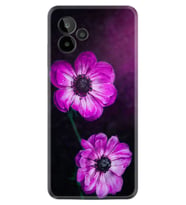 General Mobile GM 24 Pro Kılıf Resimli Desenli Silikon Platinium Series Çiçekler 1869