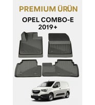 Opel Combo E 2019+ Uyumlu 3D Oto Paspas Premium