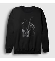 Presmono Unisex Siyah Hold Guitarist Guns N' Roses Slash Sweatshirt 403891tt
