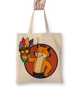 Crash Bandicoot Vault Boy Bez Çanta Uzun Saplı