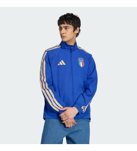 adidas JY9602 FIGC H AN JK İtalya İç Saha Anthem Ceket Erkek Eşofman Üstü