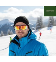 ESRADA Kayak Gözlüğü AntifogUv Korumalı Güneş Kar Gözlük Kırmızı Turuncu Aynalı Snowboard Sporu 02