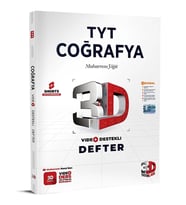 3D Yayınları TYT Video Destekli Coğrafya Defter VDD