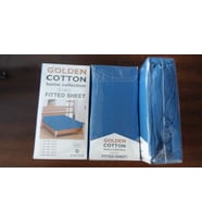 JARSEY LASTİKLİ YATAK ÇARŞAFI ÇİFT KİŞİLİK180X200 SAKS MAVİ RENK
