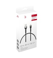 Apple iPad Uyumlu 30Cm Usb Kablo Yüksek Hızlı Lightning Şarj ve 480Mbps Data Veri Aktarım Kablosu (Siyah)