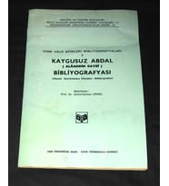KAYGUSUZ ABDAL (Alaaddin Gaybi) BİBLİYOGRAFYASI Hayatı,Eserlerinden Örnekler,Bibliyografya (İKİNCİ EL ÜRÜN)