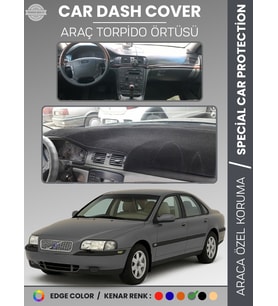 VOLVO S80 (1998-2006) Torpido Örtüsü Ön Göğüs Koruma Torpido Koruma Tam Uyum Araca Özel UV Koruma
