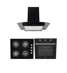 ALVEUS PETUNYA 614 SİYAH 3'LÜ ANKASTRE SET (GLS640-İBER-MFA614)