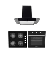 ALVEUS PETUNYA 614 SİYAH 3'LÜ ANKASTRE SET (GLS640-İBER-MFA614)