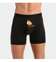 Tuttuğun Altın Olsun Yazılı Erkek Man Boxer Hediye Boxer (Siyah)