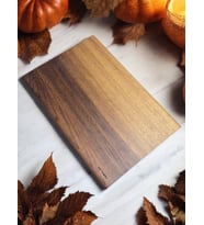 F&S WoodArt IROKO TEK PARÇA - YEKPARE - MASİF Doğal Ağaç Ahşap Büyük Boy 40 x 27,5 Cm Kesme Tahtası