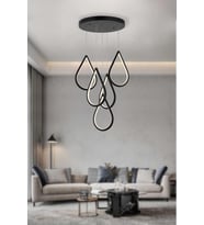 Eray Aydınlatma 4011-5 Y Siyah Led Avize