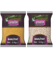 Yazar Pilavlık Bulgur 5 Kg. + Çumra Fasulye 5 Kg.