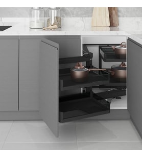 Premium Kapağa Monte Kör Köşe Mekanizması Antrasit Sol S3001P