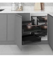 Premium Kapağa Monte Kör Köşe Mekanizması Antrasit Sol S3001P