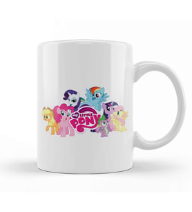 My Little Pony Birthday 01 Kupa Bardak Porselen
