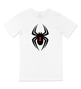 Black Widow Spider Tasarımlı Tişört