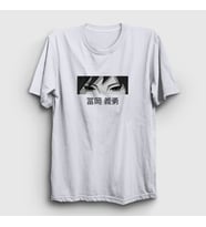 Presmono Unisex Beyaz Eyes Giyu Tomioka Anime Demon Slayer Kimetsu No Yaiba T-Shirt 298298tt (Beyaz)