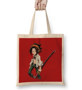 SHAMAN KING Bez Çanta Uzun Saplı