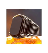Gümüş Siyah Oniks Taşlı Erkek Yüzük