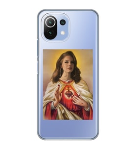 Xiaomi Mi 11 Lite Uyumlu Lana Del Rey Desenli Şeffaf Telefon Kılıfı
