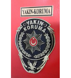 YAKIN KORUMA CÜZDAN ROZETİ (METAL)-SATIN/AL,YAKIN KORUMA KIMLIK KARTLI PERSONELE SATILIR.-SIVILE SATILMAZ
