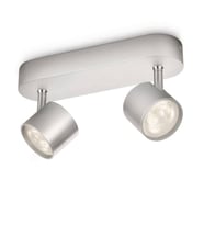 Philips MyLiving Star Dimmable 2'li Aliminium Spot Lamba 2x 4,5W