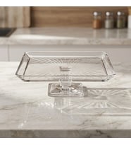 Paşabahçe Ayaklı Kare Servis Tabağı 24 Cm