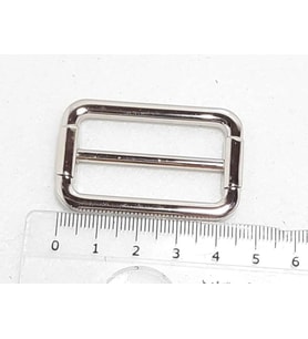 Angel Çanta Aksesuar Gümüş Renk 4X2 Cm Ayarlama Aparatı .