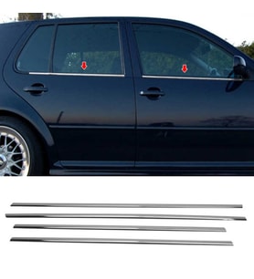 Volkswagen Golf 4 Cam Çıtası Alt Kromu Nikelajı