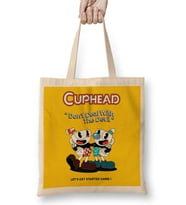 Cuphead Don't Deal with The Devil Bez Çanta Uzun Saplı