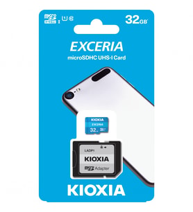32GB MICRO SDHC C10 100MB/s KIOXIA LMEX1L032GG2