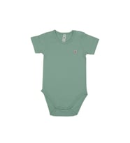 Omuz Çıtçıtlı Kısa Kollu Basic Body (Yeşil)