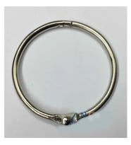 Northcity Kilitli Yuvarlak Halka 3cm - Güvenli Metal Anahtarlık ve Takı Halkası